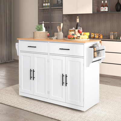 120 cm W Kitchen Island with Top