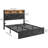 Upholstered Storage Platform Bed-1495221690-1495221693