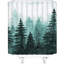 Rideau de douche Misty Forest-1649288389