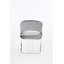 Kates 47cm H Velvet Upholstered Side Chair in Grey-663311891