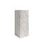 Delvia White Marble Large Pedestal