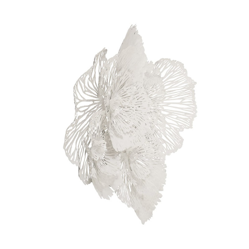 Flower Wall Décor, White