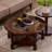 Simple retro solid wood coffee table