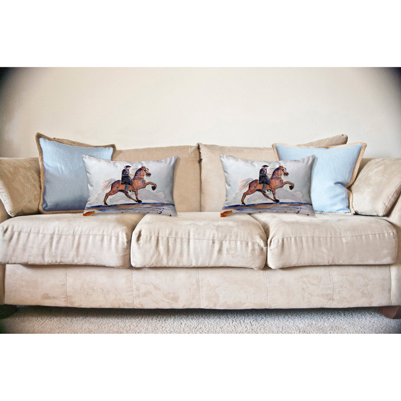 Outdoor Reversible Throw Pillow, 16" x 20"