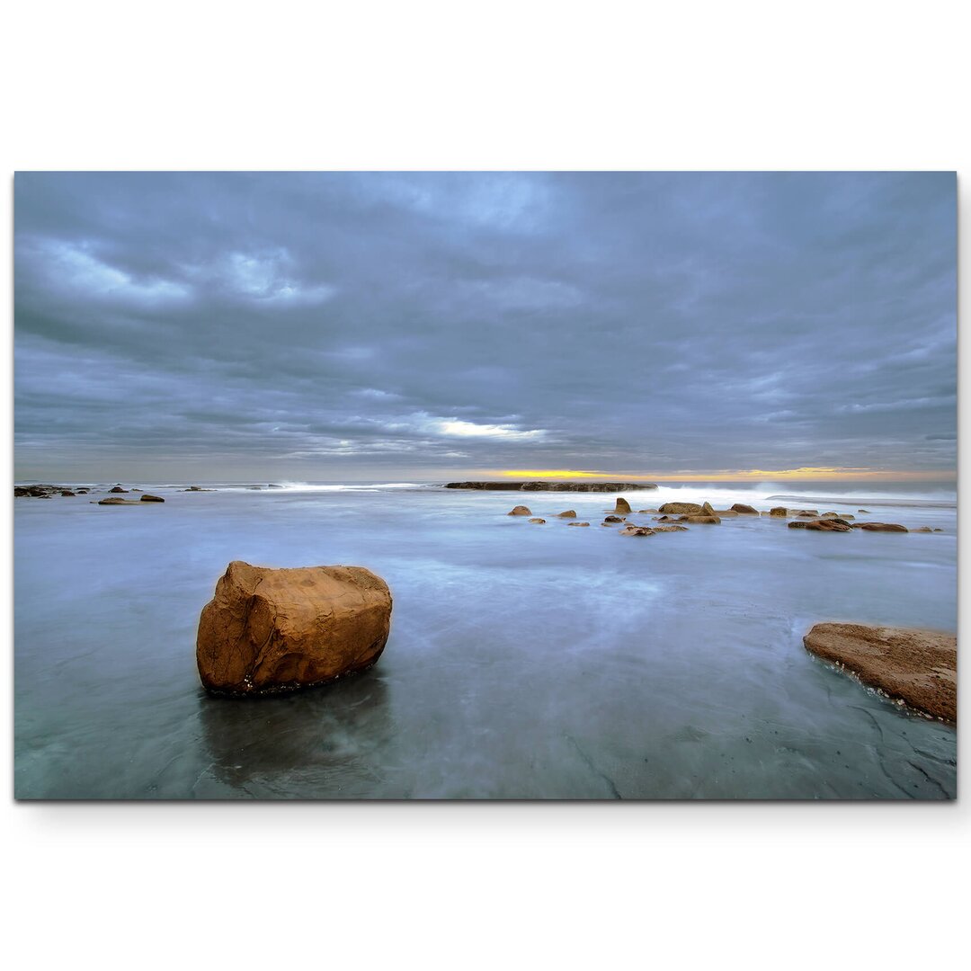 Leinwandbild Tranquil Strand am Abend