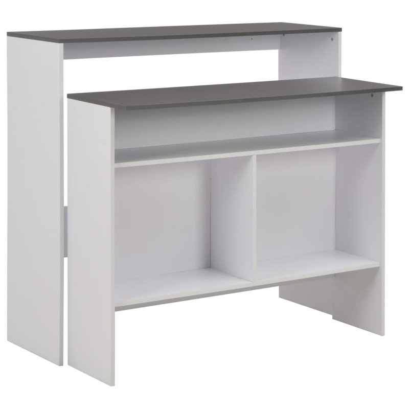 Connemara Dining Table, White, Grey