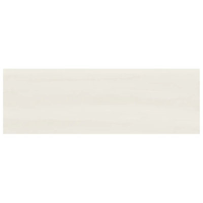 Carrelage mural en céramique mat blanc mat 12 x 36 Wall Couture Biomim