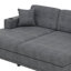 Lit de jour inclinable 86,5 po surdimensionné avec méridienne profonde, deux sièges USB, deux porte-gobelets et coussins décoratifs-1692643932