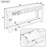 Console Table/Sofa Table with Storage Drawers and Bottom Shelf for Entryway Hallway-384889430