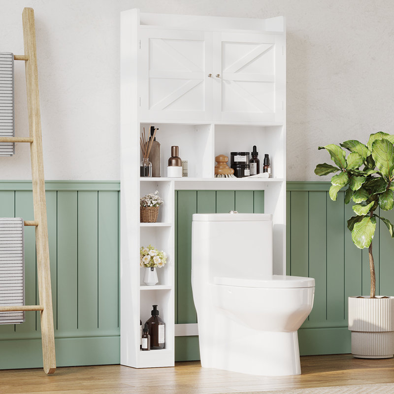 Over-The-Toilet Storage Cabinet with Adjustable Shelf