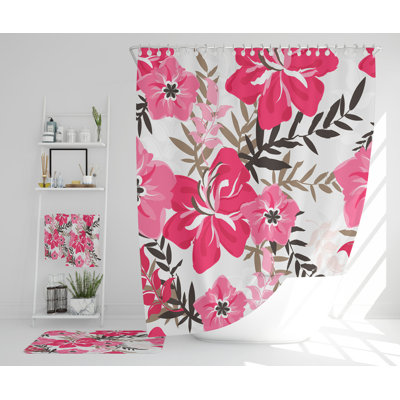 Niaje Polyester Shower Curtain Set