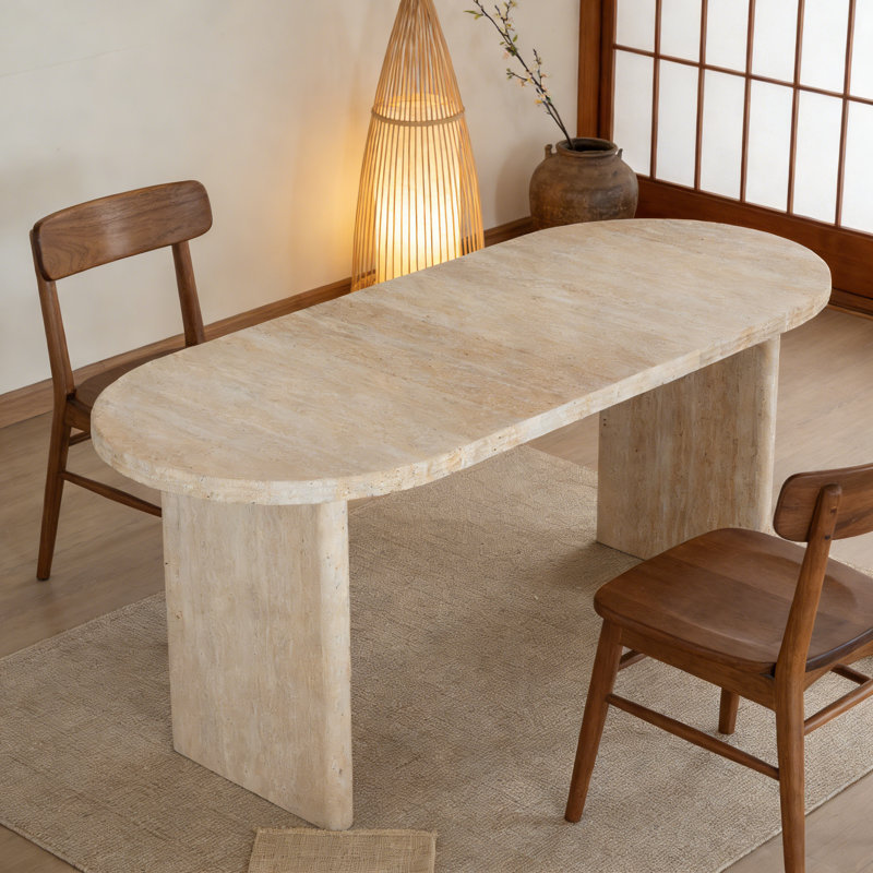Table de salle à manger extensible 55,12 "à 70,87" avec rallonges amovibles, Blanc ancien