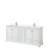 Deborah 80'' Double Bathroom Vanity with Marble Top-61133073-51712444-97791432