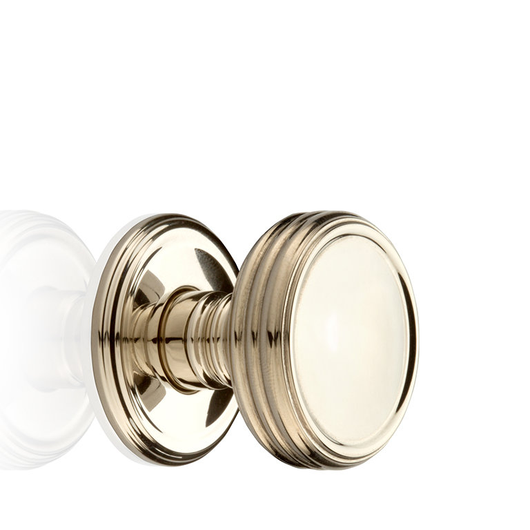 Poignée champignon Studio, Nickel poli, H 0,87 po x l 0,98 po x P 0,98 po