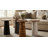 Hand-Carved Solid Wood Accent Round Top End Table-1786730958
