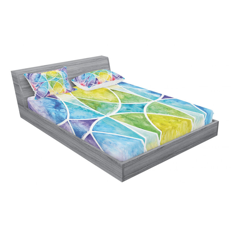 Microfiber Sheet Set, Queen Sheet Set with Fitted Sheet