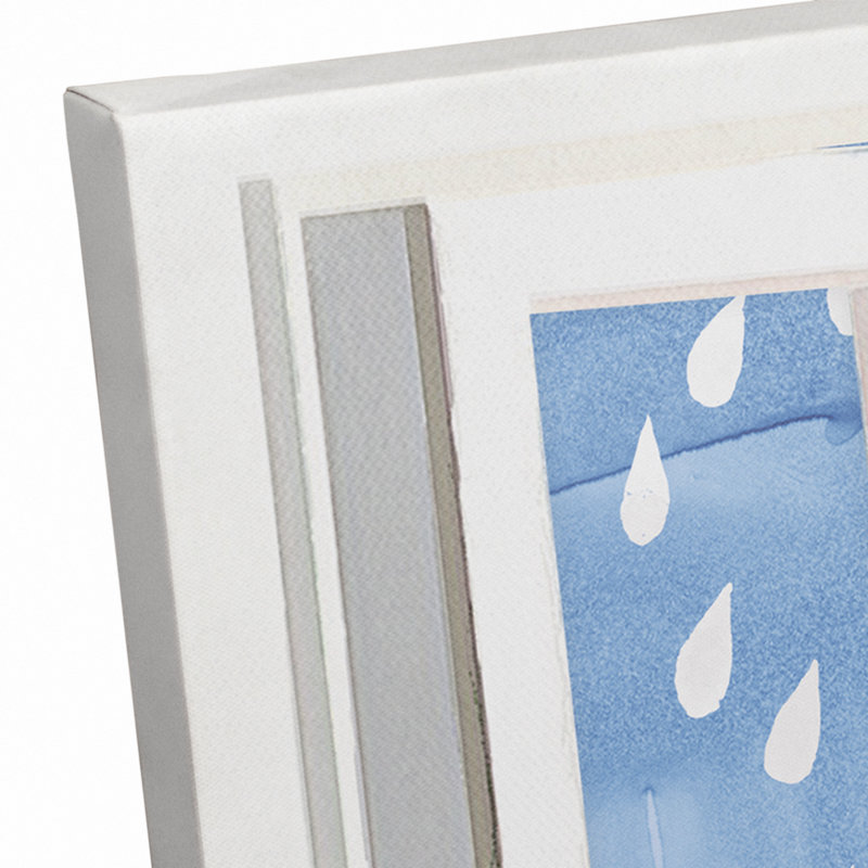 Apprenez à danser dans l’art sur toile de pluie Mattie, H 24 po x l 36 po x P 1,25 po