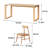 Long table work table Solid wood large board table-99018395