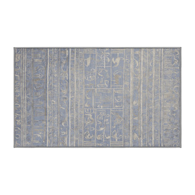 Machine Washable Gray Area Rug