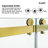 56-60" W  x 66" H Frameless Double Sliding Tub Door with 3/8" (10mm) Clear Tempered Glass, Shatter-Resistant Film & Installation Hole Locator-127350382