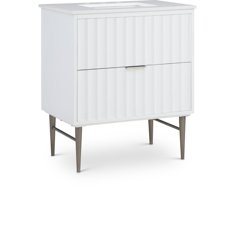 Ensemble de meuble-lavabo Mihai, Chrome chrome