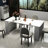 118.50in Extendable Console, White Color, And Chipboard Made, Console For Living Room Multifunctional Table 119.94in X 31.06in, White, Particle Board, Space Efficient Option