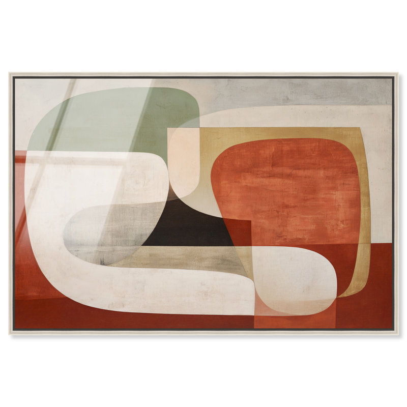 «Rust Forms I», reproduction d'art sur acrylique par Art Remedy, prête à être suspendue, 45 x 30, H 30 po x l 45 po