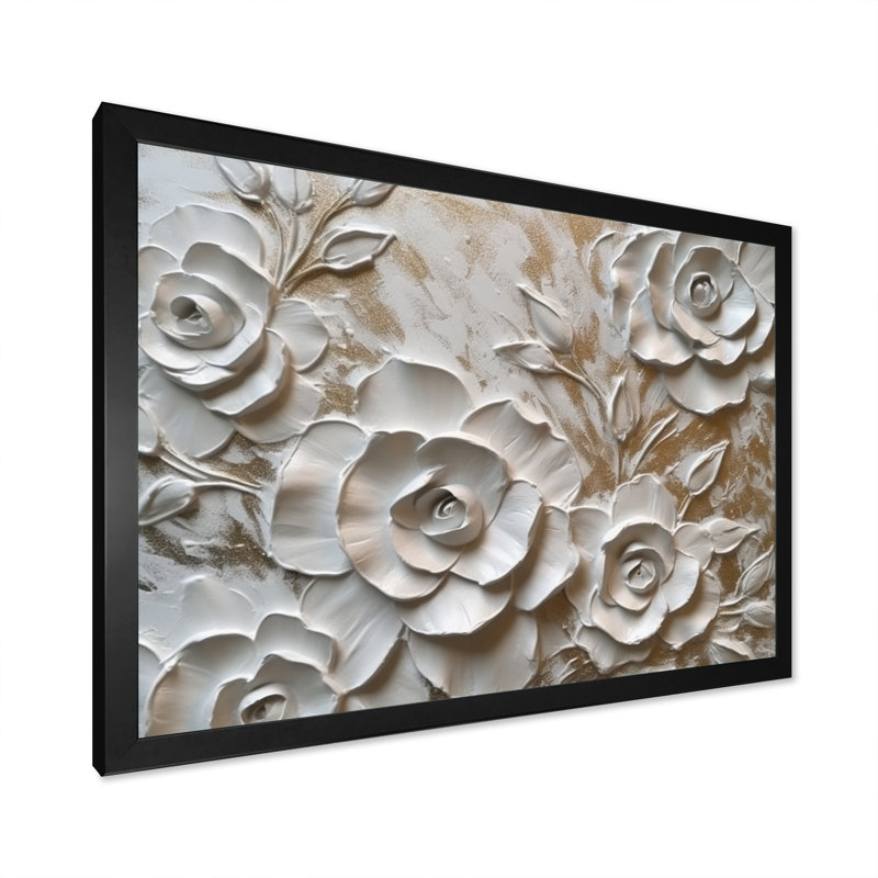 Arihaan Framed On Canvas Print, Framed Print, 12" H x 20" W, Black
