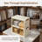 4-tier Storage Cabinets, Foldable and Stackable, Plastic, Beige + Gray-1028011292
