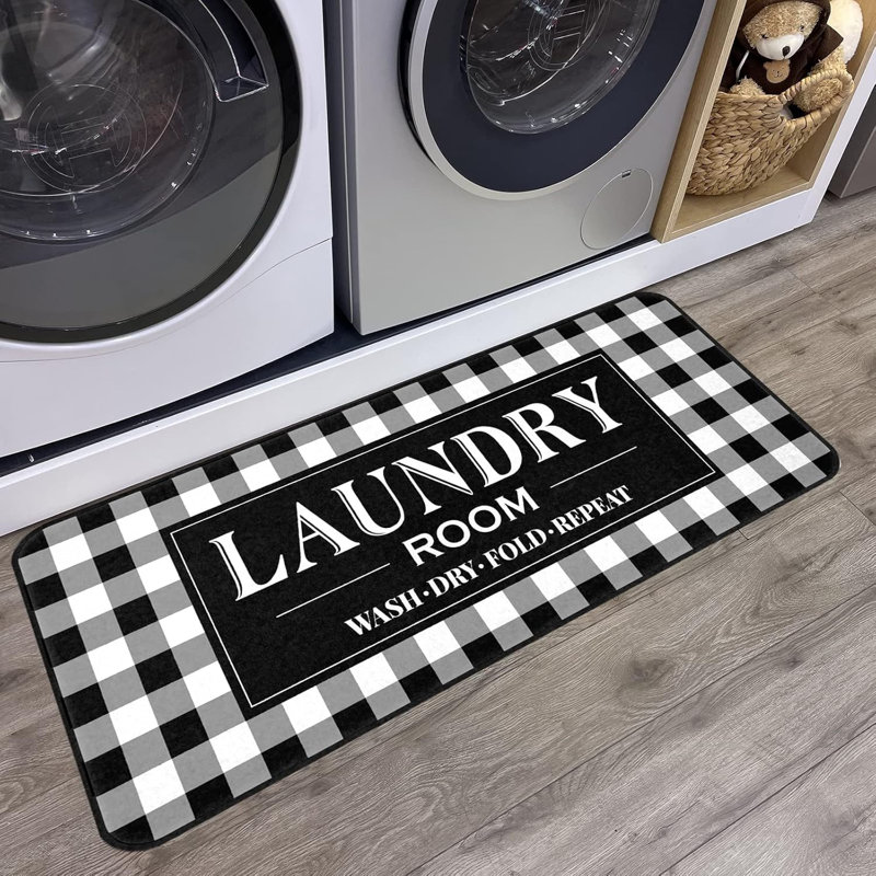 Tapis de sol antidérapant 20 x 47 po, noir