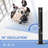 HOMCOM Freestanding Tower Fan Cooling For Bedroom With 3 Speed, 12H Timer, Oscillating, LED Panel, Remote Controller, Black