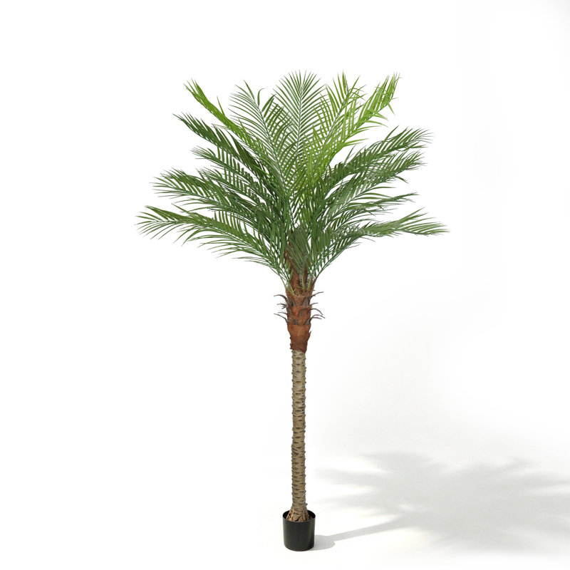 Artificial Palm Tree In A Pot, 94.5" H x 49.2" W x 49.2" D