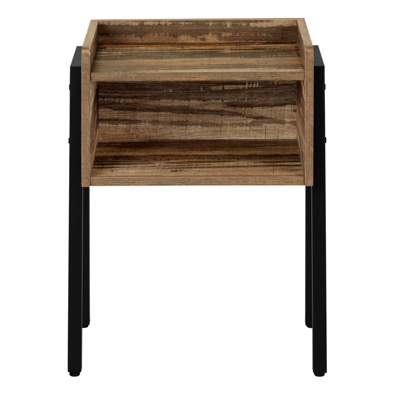 Table de chevet élégante, table de chevet, table d'appoint, table d'appoint contemporaine pour la maison, Brun