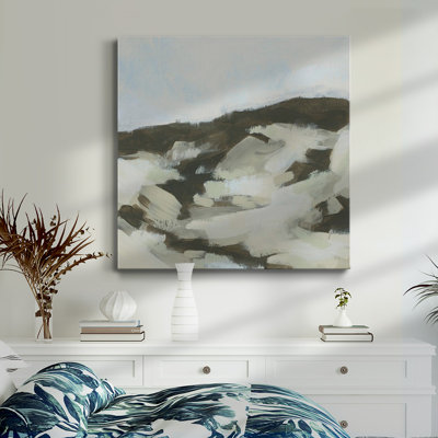 «Neutral Dune II», toile tendue avec châssis de qualité supérieure - prête à être accrochée