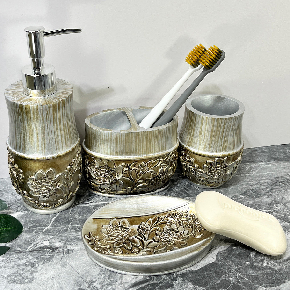 Rosdorf Park 4 Pieces Bathroom Accessories Complete Set | Wayfair