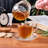 Glass Teacup and Saucer