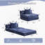 Convertible Compression Floor Sofa Bed With Fixed - Shape Frame, Single Seater Boneless Modular Sectional, No Assembly Needed, Ideal For Multiple Spaces-484095509
