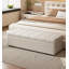 Repose-pieds rectangulaire avec rangement de couleur vive