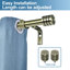Tringle à rideaux simple ajustable 0,62 po Sweitzer-148547067-148547068