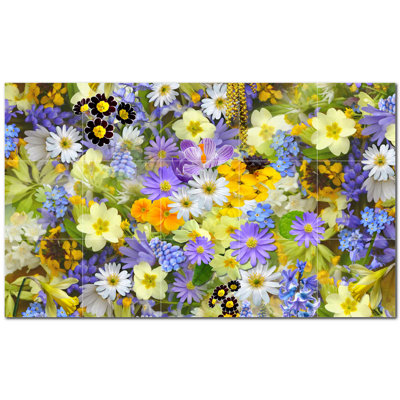 Fleurs photo 4,25 x 4,25