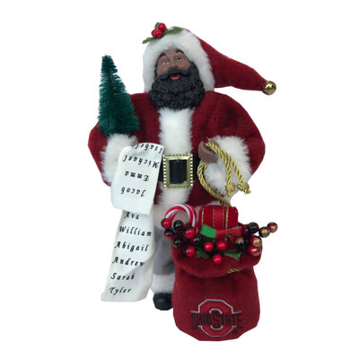 Figurine Ohio State Santa