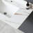 White Marble Vanity Top 37 Inch - Bathroom, 4" Backsplash, Pre-Drilled Faucet Hole, Stain & , Fits 42" X 21" Cabinets Backsplash For 37" Bathroom Use