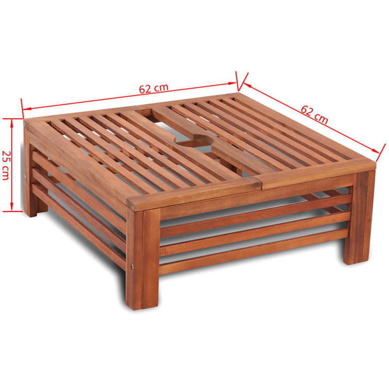 5.2kg Wood Free Standing Umbrella Base