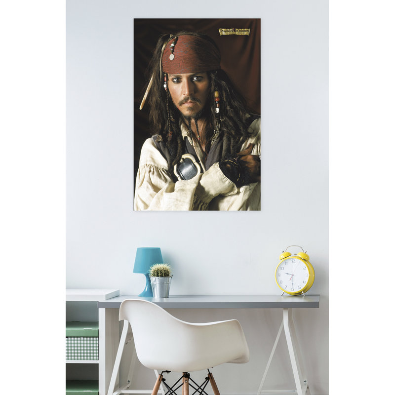 « pirates de the caraïbes-depp », impression sur papier