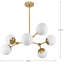 Lustre géométrique à 6 lumières Jervon-1010899899