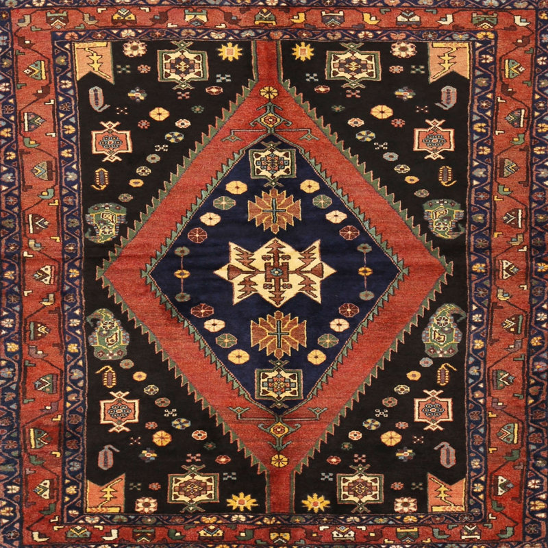 Southwestern Indoor Rug, Square 6'