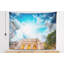 Tapisserie de bibliothèque publique en polyester cityscape new york avec accessoires suspendus inclus-28489345