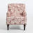 Glenetta Iliana Upholstered Rococo Orange Cotton Blend Armchair with Solid Wood Legs and Nailhead Trim-367130644