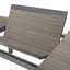 Kalem Rectangular Metal Extendable Outdoor Dining Table , 160cm cm W 115cm cm D