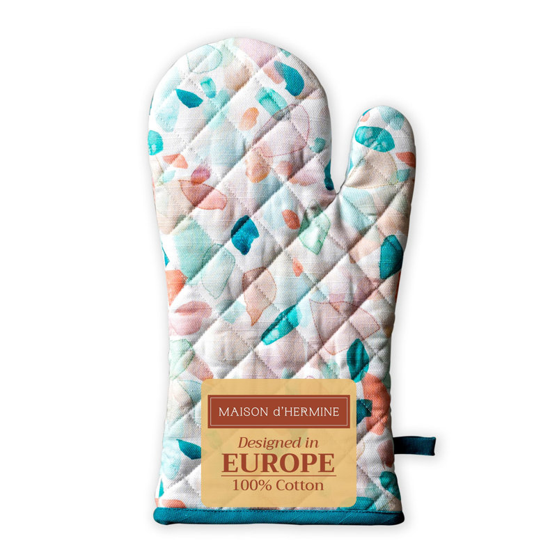 Gant de cuisine Maison d'Hermine Summer Picnic 100 % coton - 19 x 33 cm